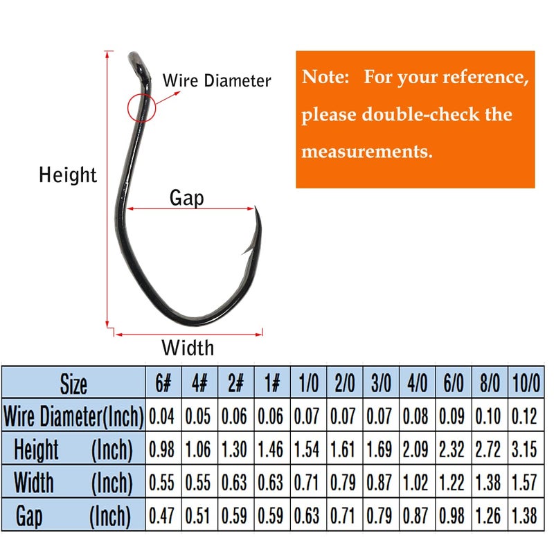 KUNSILANE Catfish Hooks Big River Bait Hooks 25Pcs,Live Bait Fishing Hook for Saltwater Freshwater,Catfishing Striper Flathead Carp Bass 10/0 - Image 4